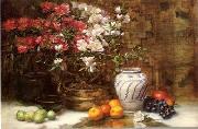 unknow artist Floral, beautiful classical still life of flowers.096 painting